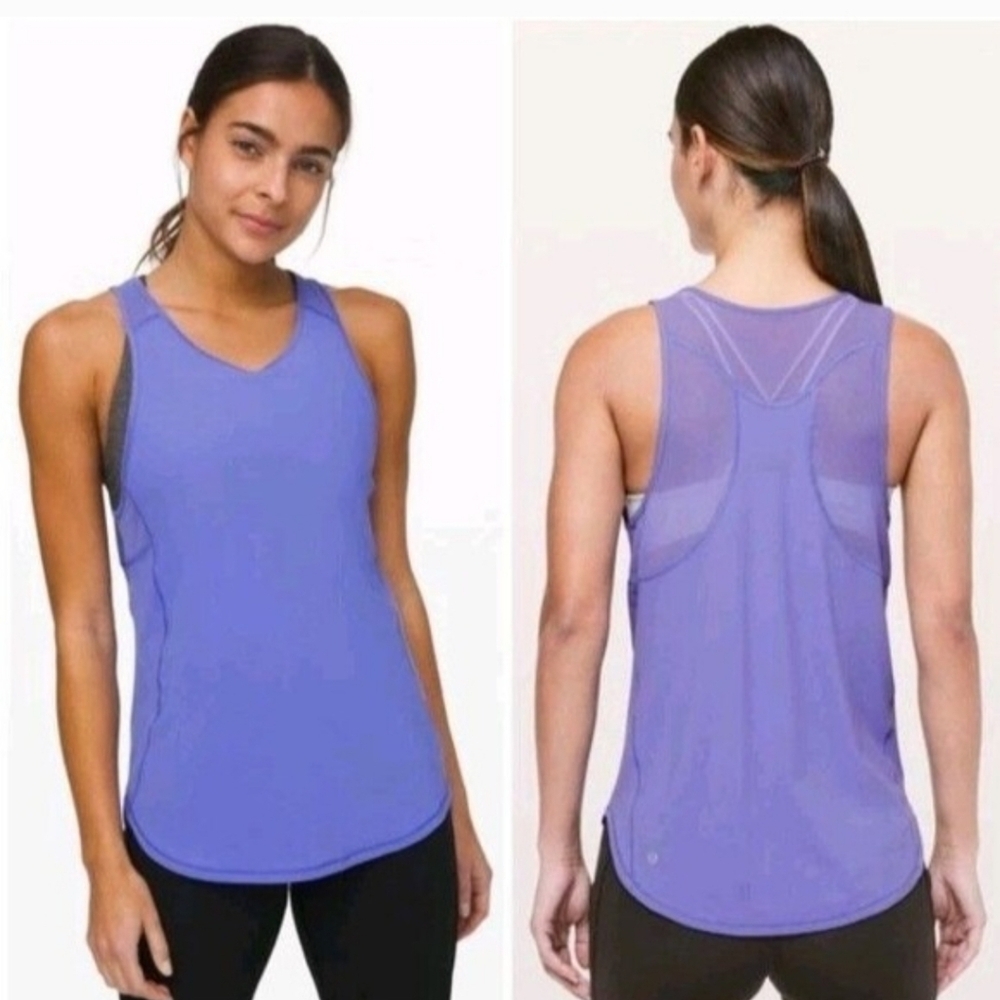 Lululemon Athletica Women's Sculpt Tank Il - Violet Viola Sport Casual Size XS.